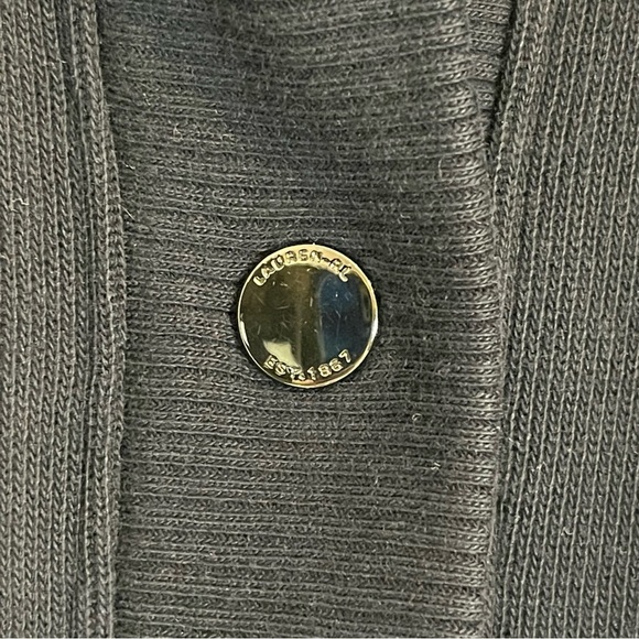 Ralph Lauren Men's Sweater Mock Neck Snap Button Navy Blue 100% Cotton Sz L - Picture 4 of 7